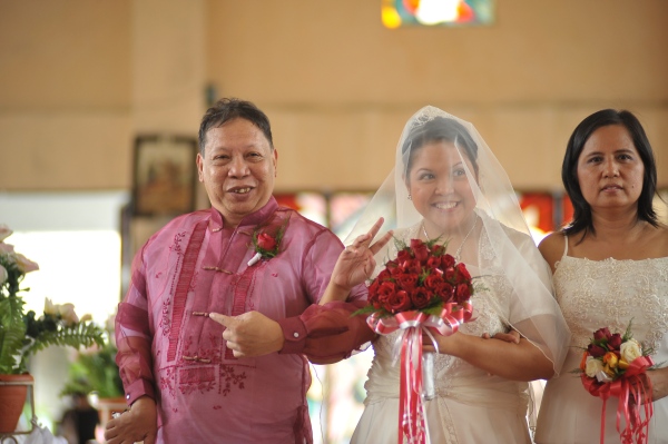 papa, ate and me - bridal march
